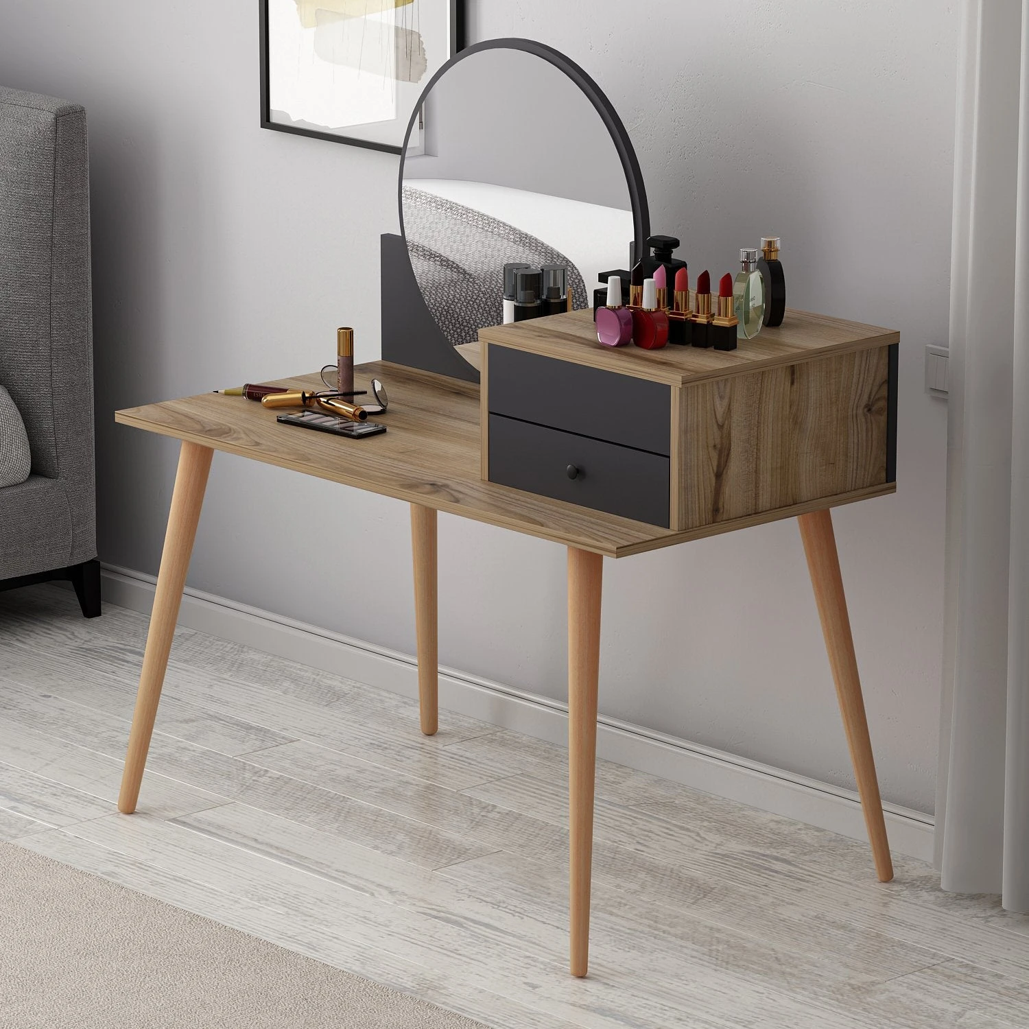 Designer Schminktisch Angel Inkl. Spiegel 9 Designer Schminktisch Angel Inkl. Spiegel - Image 7