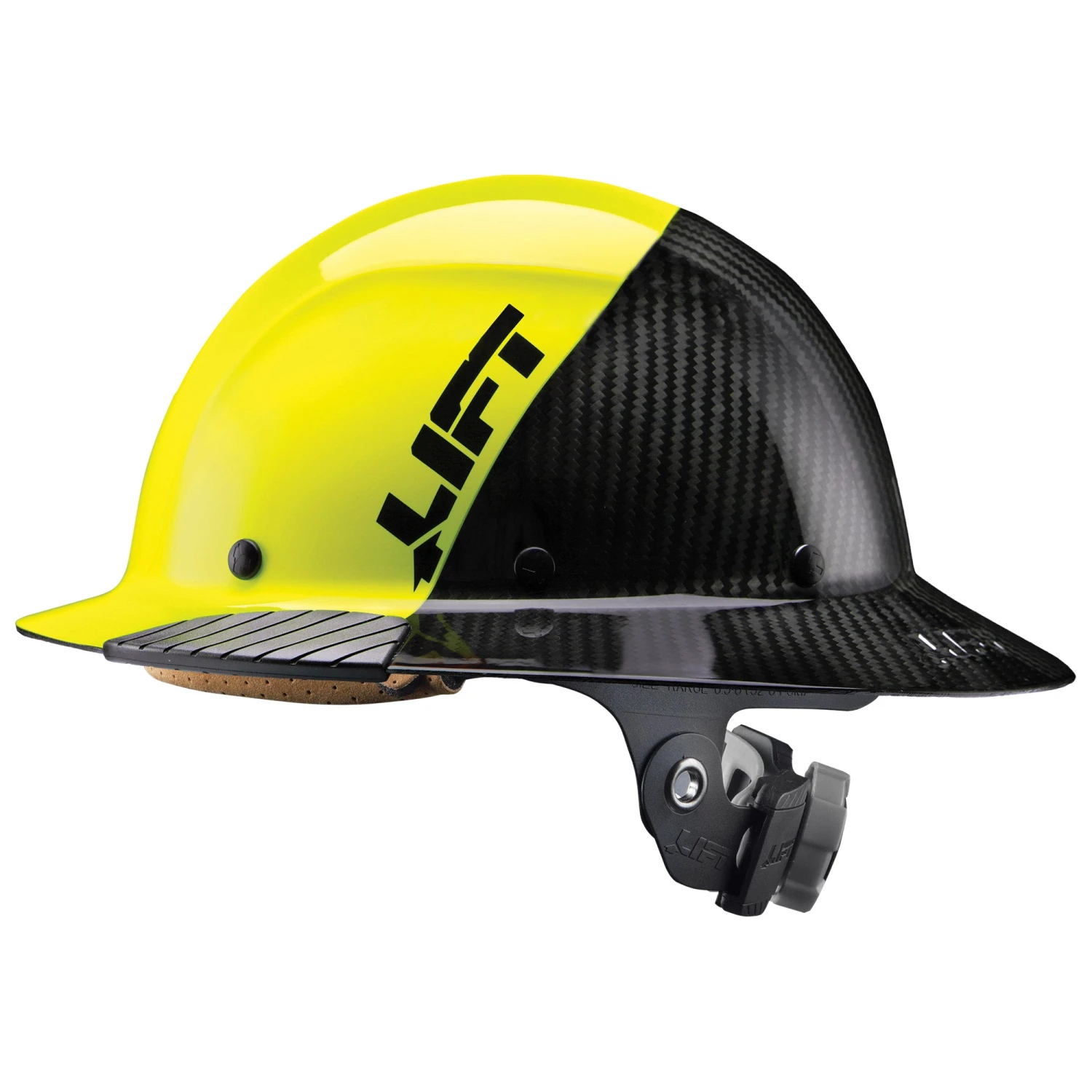DAX Fifty 50 Carbon Fiber Full Brim Hardhat 8 DAX Fifty 50 Carbon Fiber Full Brim Hardhat - Image 6