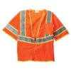 VIZ Pro 3 Vest (Orange) 1 VIZ Pro 3 Vest (Orange) -Safety Gear World AV3 14E viz pro 3 orange front flat