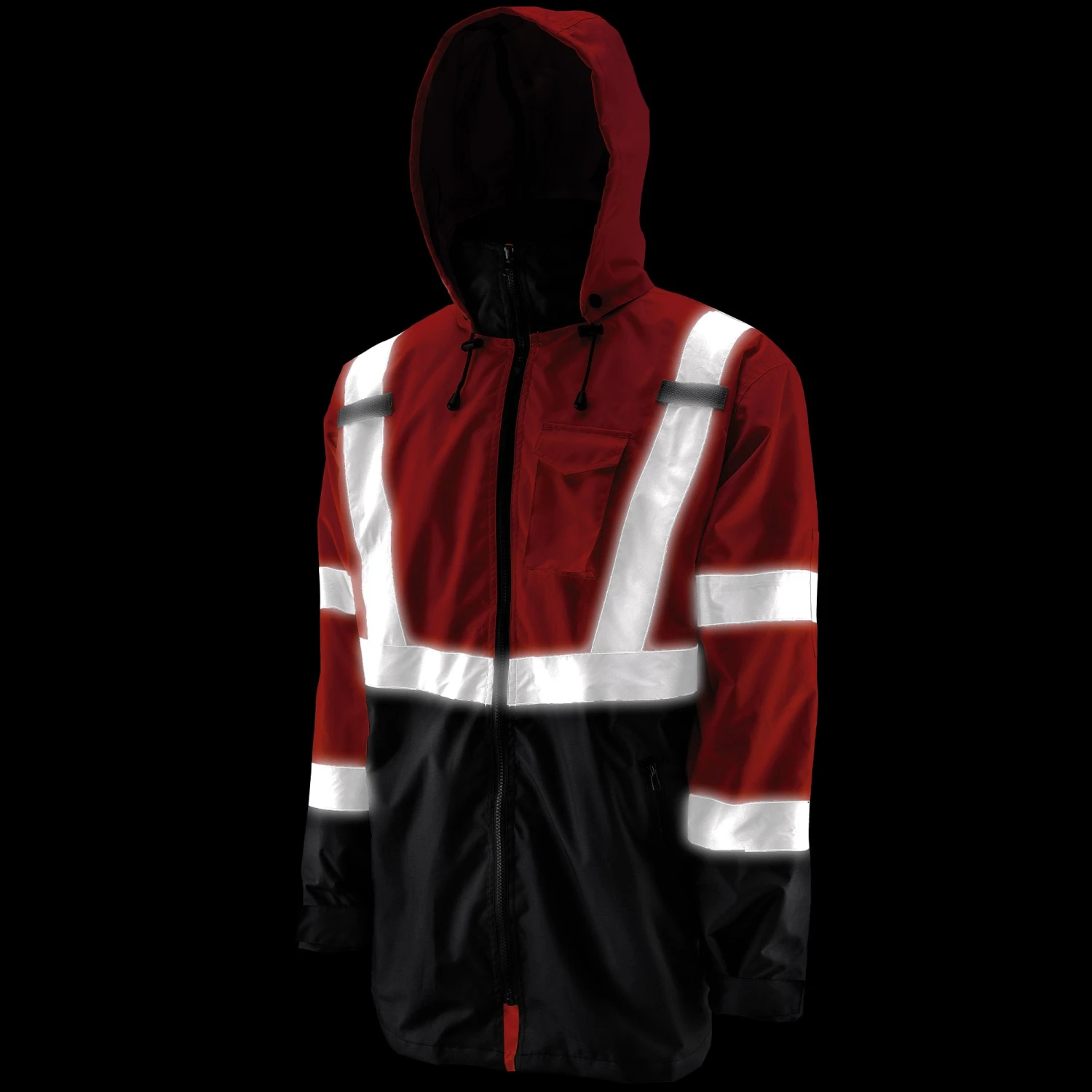 Hi-Viz Orange Parka Jacket 4 Hi-Viz Orange Parka Jacket - Image 3