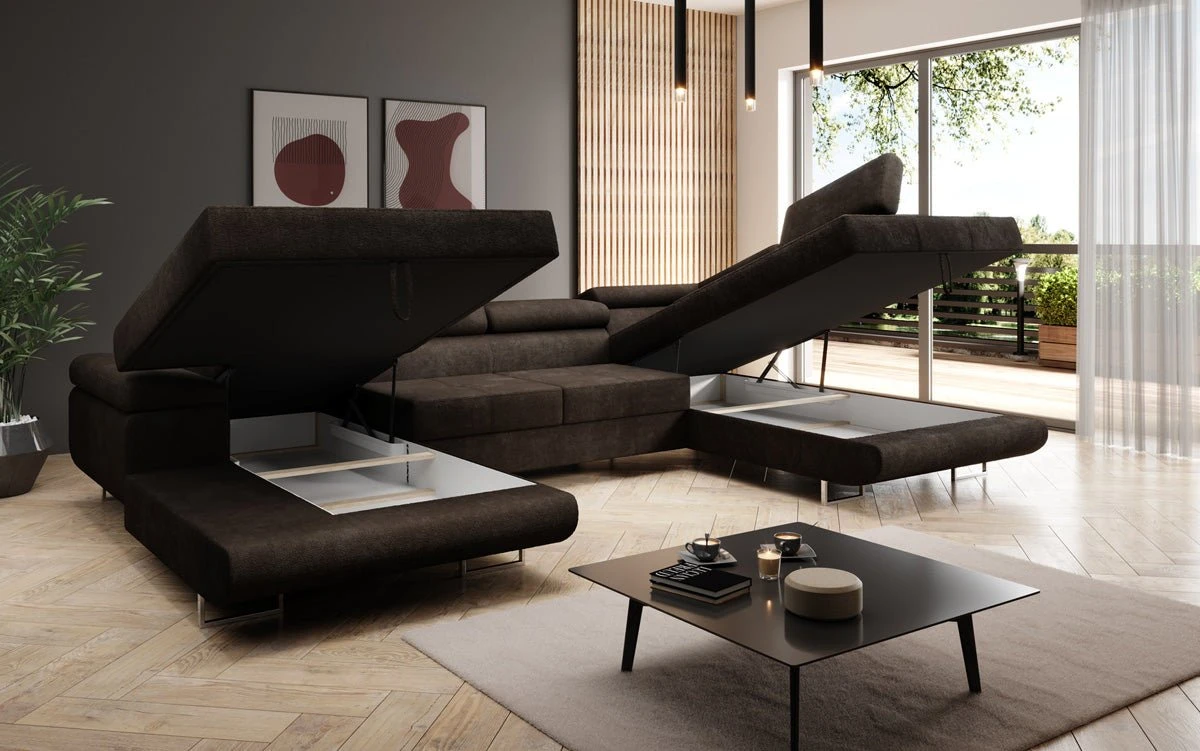 Designer Sofa Lago Mit Schlaf - Und Klappfunktion In Bouclé 21 Designer Sofa Lago Mit Schlaf - Und Klappfunktion In Bouclé - Image 19