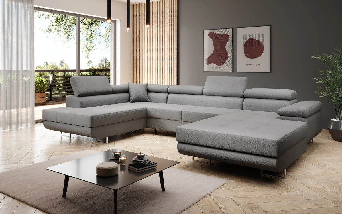 Designer Sofa Lago Mit Schlaf - Und Klappfunktion In Bouclé 4 Designer Sofa Lago Mit Schlaf - Und Klappfunktion In Bouclé - Image 2