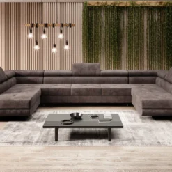 Next Designer Sofa Taormina Mit Schlaf- Und Klappfunktion In Cord -Safety Gear World Baidani220301TaorminaSofafrontPoso006brown