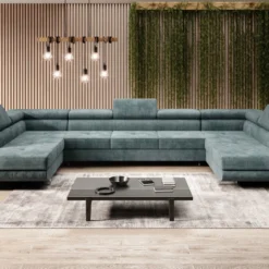 Next Designer Sofa Taormina Mit Schlaf- Und Klappfunktion In Cord -Safety Gear World Baidani220301TaorminaSofafrontPoso026vintageblue