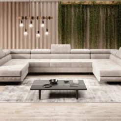 Next Designer Sofa Taormina Mit Schlaf- Und Klappfunktion In Cord -Safety Gear World Baidani220301TaorminaSofafrontPoso38beige