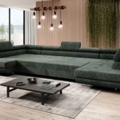 Next Designer Sofa Taormina Mit Schlaf- Und Klappfunktion In Cord -Safety Gear World Baidani220301TaorminaSofafunction1Poso014green