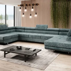 Next Designer Sofa Taormina Mit Schlaf- Und Klappfunktion In Cord -Safety Gear World Baidani220301TaorminaSofasidePoso026vintageblue