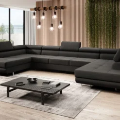 Next Designer Sofa Taormina Mit Schlaf- Und Klappfunktion In Bouclé -Safety Gear World Baidani220301TaorminaSofasideQuelle92