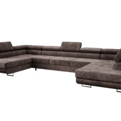 Next Designer Sofa Taormina Mit Schlaf- Und Klappfunktion In Cord -Safety Gear World Baidani220301TaorminaSofawhitebackgroundPoso006brown