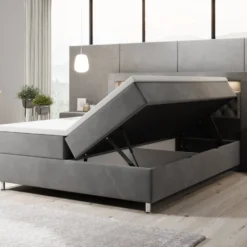 Boxspringbett Troja Mit RGB, USB Und Stauraum