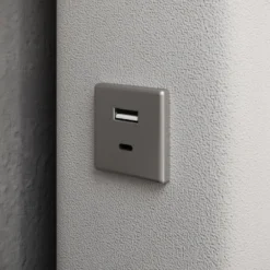 Boxspringbett Troja Mit RGB, USB Und Stauraum -Safety Gear World Baidani230209TeserobednightVelvetwhiteUSB