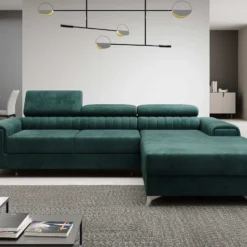 Designer Sofa Melinda Mit Schlaf- Und Klappfunktion -Safety Gear World Baidani230212GraysonMonolith37frontR