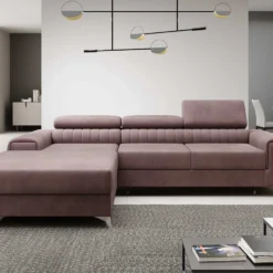 Designer Sofa Melinda Mit Schlaf- Und Klappfunktion -Safety Gear World Baidani230212GraysonMonolith63frontL