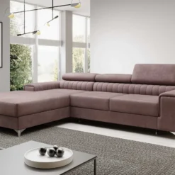 Designer Sofa Melinda Mit Schlaf- Und Klappfunktion -Safety Gear World Baidani230212GraysonMonolith63sideL