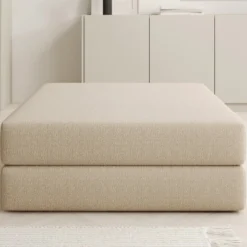 Beistellhocker Lazy In Bouclé -Safety Gear World Baidani 25 03 29 Omhu sofa Pouf front Quelle 02