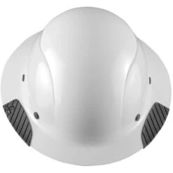 DAX Carbon Fiber White Full Brim Hardhat 8 DAX Carbon Fiber White Full Brim Hardhat -Safety Gear World Dax resin white Front a027de59 f8ca 47a7 b580 0d20c2ca7576