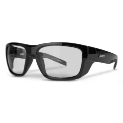 Fusion Safety Glasses -Safety Gear World EFU 21BKC Fusion black gloss clear