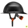 DAX Full Brim Hard Hat With Mips - Carbon Gloss 2 DAX Full Brim Hard Hat With Mips - Carbon Gloss -Safety Gear World HDC 24MKGC DAX Carbon Gloss Mips left side a252d17b 24ef 4c26 aa99 e9cf316ec29d