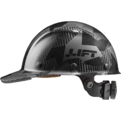 DAX Carbon Fiber Camo Cap 11 DAX Carbon Fiber Camo Cap -Safety Gear World HDCC 20CK Cap Style Black Camo Gloss side left scaled