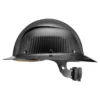 DAX Carbon Fiber Full Brim Hardhat -Safety Gear World HDC 15KG dax fb carbon fiber gloss lux left side