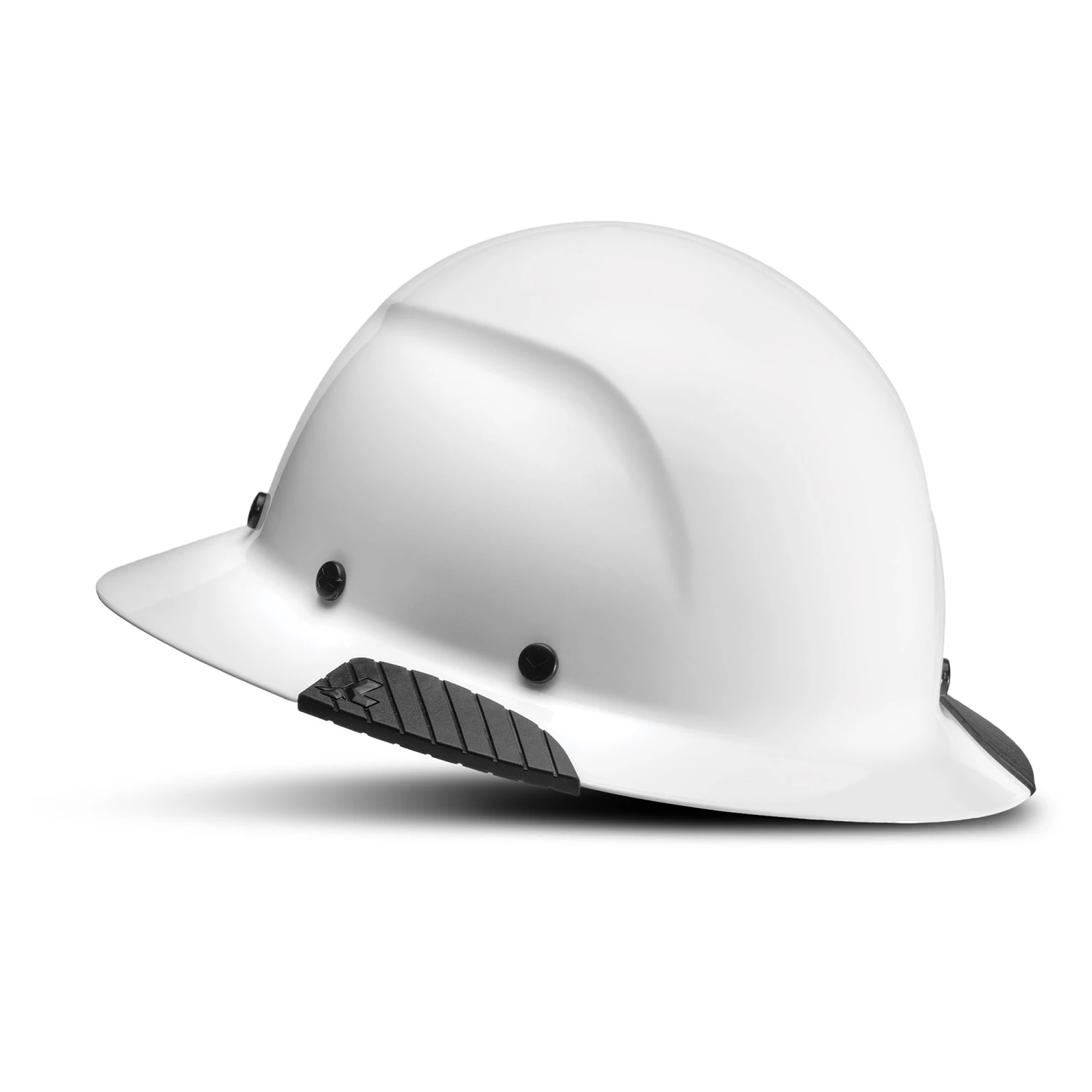 DAX Carbon Fiber White Full Brim Hardhat 4 DAX Carbon Fiber White Full Brim Hardhat - Image 2