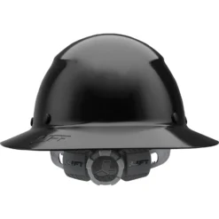 CSA Certified DAX Full Brim Hard Hat - Black -Safety Gear World HDF 23KCA dax fb black lux back