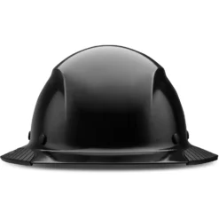 CSA Certified DAX Full Brim Hard Hat - Black -Safety Gear World HDF 23KCA dax fb black lux front