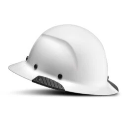 CSA Certified DAX Full Brim Hard Hat - White -Safety Gear World HDF 23WCA dax fb white lux 3qtr right