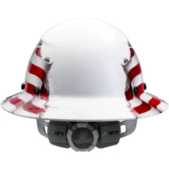 DAX American Flag Full Brim Hard Hat -Safety Gear World HDF 24AF DAX FB American Flag back