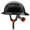 DAX Full Brim Hard Hat With Mips - Black -Safety Gear World HDF 24MKG DAX FRP Black MIPS left side 59787a24 e5cc 457e a54d 1b5afaf2920e