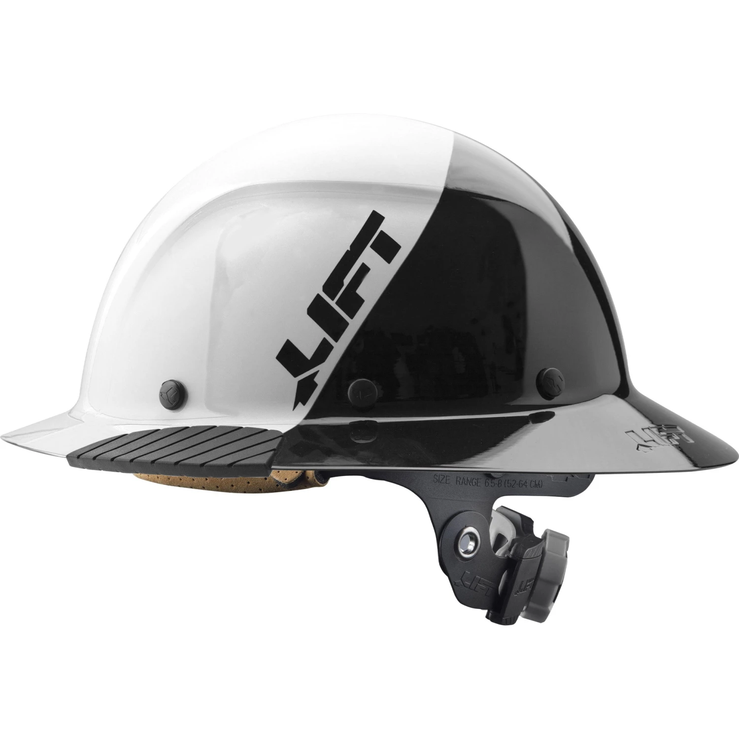 DAX Fifty/50 White Full Brim Hard Hat 3 DAX Fifty/50 White Full Brim Hard Hat