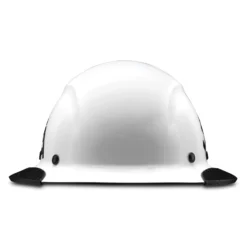 DAX Carbon Fiber Camo Full Brim Hardhat -Safety Gear World HDF50C 19WC dax fb fifty50 carbon fiber white lux front