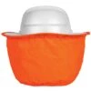 RADIX Arc Rated Sunshade 1 RADIX Arc Rated Sunshade -Safety Gear World HRXSA 22WT Sunshade Arc Orange Brim