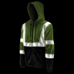 Hi-Viz Yellow Pro Hoodie -Safety Gear World Hoodie hiviz