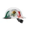 DAX Mexican Flag Full Brim Hard Hat 2 DAX Mexican Flag Full Brim Hard Hat -Safety Gear World LS DAX Mexican Flag Left