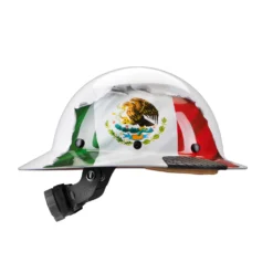 DAX Mexican Flag Full Brim Hard Hat 10 DAX Mexican Flag Full Brim Hard Hat -Safety Gear World LS DAX Mexican Flag Right