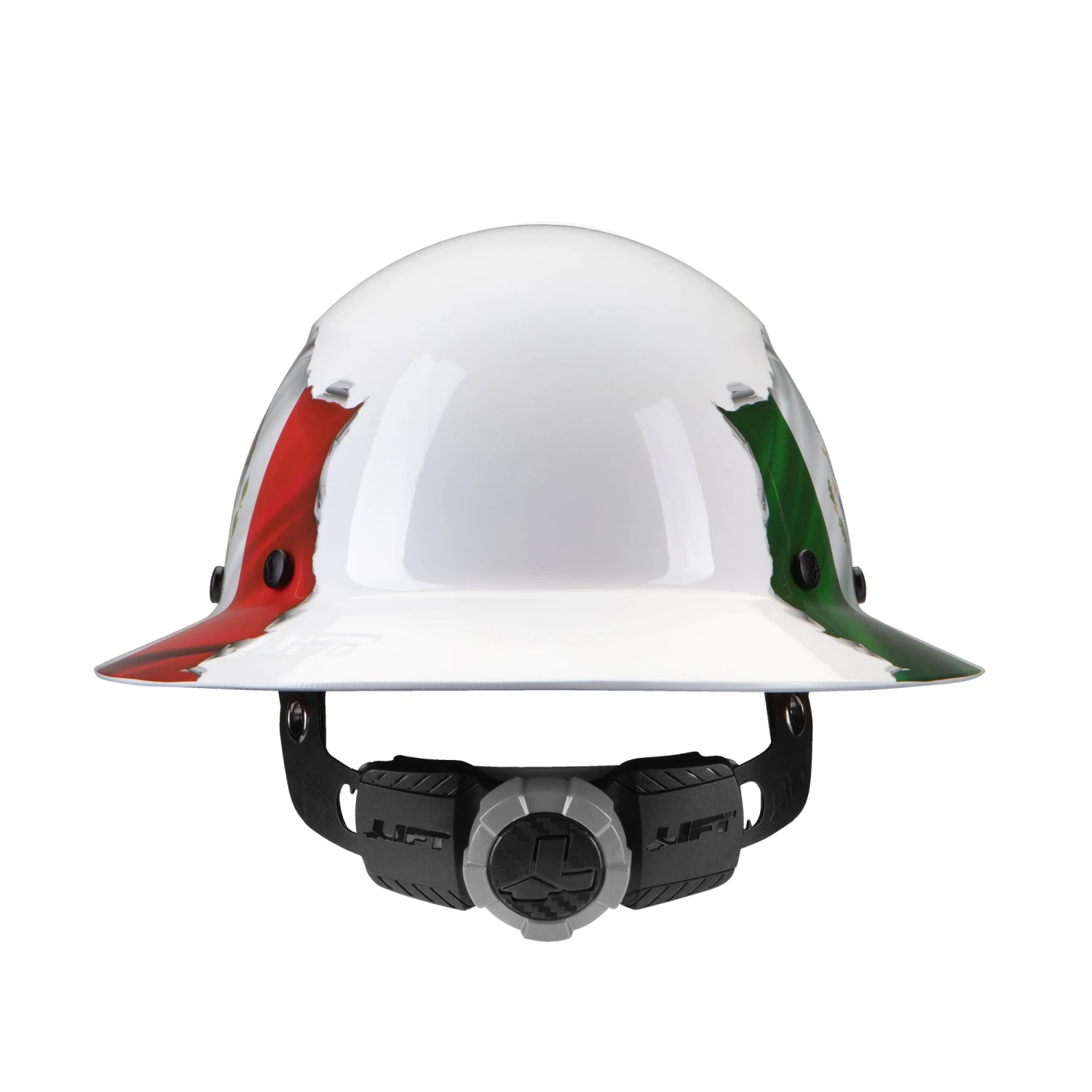 DAX Mexican Flag Full Brim Hard Hat 7 DAX Mexican Flag Full Brim Hard Hat - Image 5