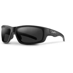 Sonic Safety Glasses - Matte Black -Safety Gear World Sonic Black Smoke