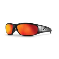 Switch Safety Glasses -Safety Gear World Style Series Switch MatteBlack RedRevo