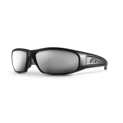 Switch Safety Glasses -Safety Gear World Style Series Switch MatteBlack SilverRevo
