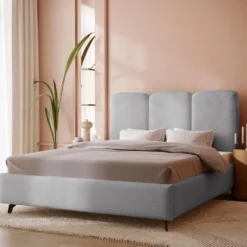 Designer Polsterbett Mirella In Samt Ohne Stauraum -Safety Gear World WIZ2 DS STYLE ZAM 17 1