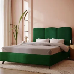 Designer Polsterbett Mirella In Samt Ohne Stauraum -Safety Gear World WIZ2 DS STYLE ZAM 17 3