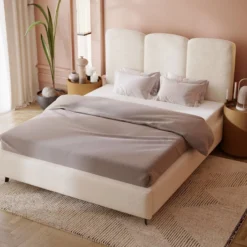 Designer Polsterbett Mirella In Samt Ohne Stauraum -Safety Gear World WIZ3 DS STYLE ZAM 17 1