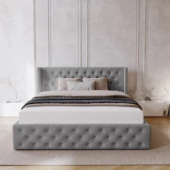 Designer Polsterbett Celestia In Samt Mit Stauraum -Safety Gear World Wiz13 ZAM53 DSSTYLEkopia 1 1 f086bca8 0c0a 45ba 96bc 53b433696e3c