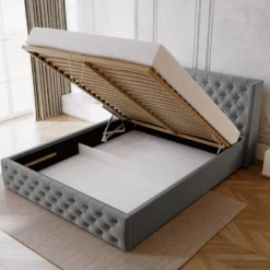 Designer Polsterbett Celestia In Samt Mit Stauraum -Safety Gear World Wiz16 ZAM53 DSSTYLEkopia 1 1 db075d1b c32e 4d71 b7c0 11bb54a8a41c