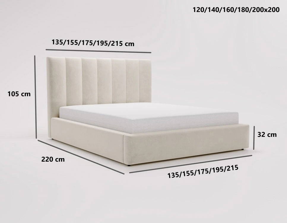 Designer Polsterbett Lunera In Samt Mit Stauraum 10 Designer Polsterbett Lunera In Samt Mit Stauraum - Image 8