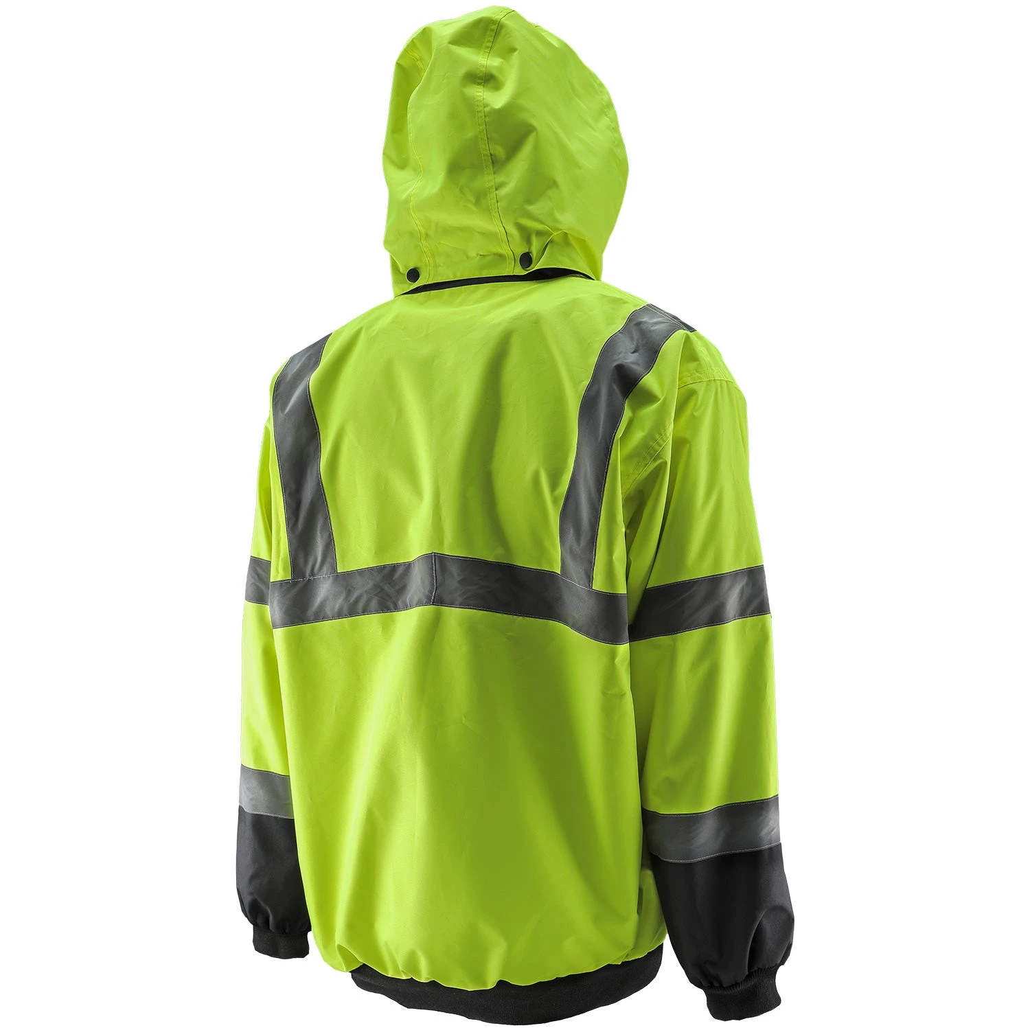 Hi-Viz Yellow Bomber Jacket 4 Hi-Viz Yellow Bomber Jacket - Image 2