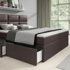 Boxspringbett Citaro Mit USB Und Stauraum -Safety Gear World boxspringbett citaro mit usb und stauraum 127475