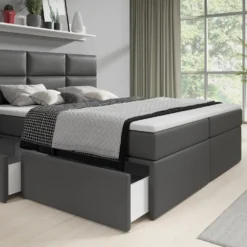 Boxspringbett Citaro Mit USB Und Stauraum -Safety Gear World boxspringbett citaro mit usb und stauraum 284868