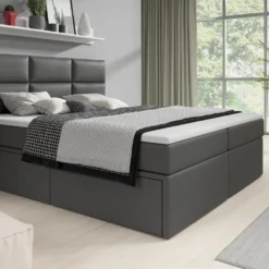 Boxspringbett Citaro Mit USB Und Stauraum -Safety Gear World boxspringbett citaro mit usb und stauraum 433534